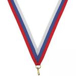 Лента для медалей 22 мм цвет триколор  LN5h