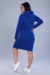 Женская толстовка-платье 52219 Синий