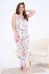 Женская пижама с брюками 25771 Молочный