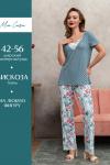 Комплект женский футболка, брюки Mia Cara SS23WJ334 Blueberry Night