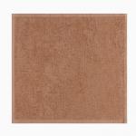 Набор махровых декоративных салфеток Этель "Beautiful" 30х30см-8шт, цвет коричневый, 100% хлопок