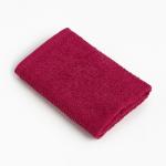 Полотенце махровое "Этель" 30х30 см, цвет вишнёвый, 100% хлопок, 340 г/м2