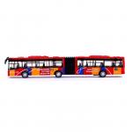 Автобус металлический «Городской транспорт», инерционный, масштаб 1:64, цвет красный