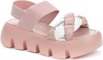 BETSY св.розовый/белый текстиль/иск.кожа детские (для девочек) туфли открытые (В-Л 2023)