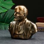 Бюст Ленин, бронза, 18см, без подставки