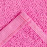 Набор декоративных махровых салфеток Этель "Тропики" розовый, 30х30см-3шт, 340гр/м2, 100% хлопок