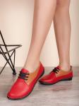 Топсайдеры/ Женские мега комфортые туфли из натуральной кожи (0555-06)