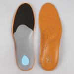 Стельки для обуви, универсальные, амортизирующие, дышащие, с жёстким супинатором, 39-40 р-р, пара, цвет коричневый