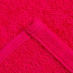 Набор махровых декоративных салфеток Этель "Сердечко"30х30см-4шт,цвет фуксия, 100% хлопок