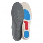 Стельки для обуви, спортивные, универсальные, амортизирующие, дышащие, 41-46 р-р, пара, цвет серый