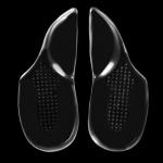 Подпяточники для обуви, с супинатором, на клеевой основе, силиконовые, 15,5 * 5,5 см, пара, цвет прозрачный