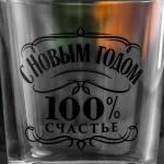 Cтакан для виски «Счастье», 250 мл
