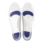 Стельки для обуви, с супинатором, универсальные, 39-40 р-р, пара, цвет прозрачный/синий