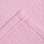 Полотенце махровое "Этель" 30х30 см, цвет розовый, 100% хлопок, 340 г/м2