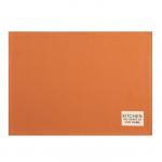 Набор салфеток Этель Kitchen, цвет оранжевый, 30х40 см - 2 шт, 100% хлопок, саржа 220 г/м2