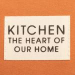 Набор салфеток Этель Kitchen, цвет оранжевый, 30х40 см - 2 шт, 100% хлопок, саржа 220 г/м2