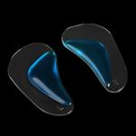 Супинаторы для обуви, амортизирующие, силиконовые, L (36-38 р-р), пара, цвет прозрачный/голубой