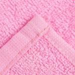 Полотенце махровое "Этель" 30х30 см, цвет ярко-розовый, 100% хлопок, 340 г/м2