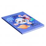 Дневник для 1-4 классов, "Космическая панда", твердая обложка 7БЦ, матовая ламинация, тиснение фольгой, 48 листов