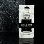 Ароматизатор Sapfire картонный подвесной Black&amp;White, парфюмерная композиция №5 SAT-4000