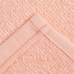 Полотенце махровое "Этель" 30х30 см, цвет персиковый, 100% хлопок, 340 г/м2