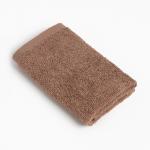 Полотенце махровое "Этель" 30х30 см, цвет светлый шоколад, 100% хлопок, 340 г/м2