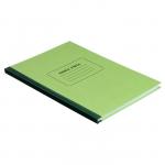 Книга учета, 96 листов, обложка картон 7Б, блок ОФСЕТ, клетка, цвет зеленый (имитация)