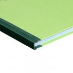 Книга учета, 96 листов, обложка картон 7Б, блок ОФСЕТ, клетка, цвет зеленый (имитация)