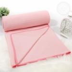 Одеяла-покрывала (трикотаж) Соты розовые