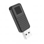 Флешка Hoco UD6 Intelligent, 32 Гб, USB2.0, чт до 30 Мб/с, зап до 10 Мб/с, чёрная