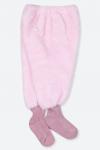315023 Ползунки махровые с носочками цв. розовый
