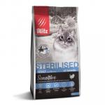 #(С)BLITZ Sensitive сух. корм д/стерилизованных кошек с Индейкой 400 гр*24 15%