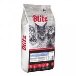 #(С)BLITZ Sensitive сух. корм д/стерилизованных кошек с Индейкой 10 кг 15%