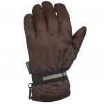 Зимние перчатки с фиксатором и черными вставками на ладонях 23-25 см (M-L)