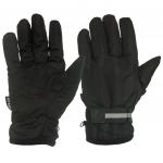 Теплые темные перчатки 23-25 см (M-L)