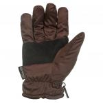 Утепленные коричневые перчатки с черными вставками на ладонях для спецоперации  23-25 см (M-L)