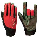 Черно-красные байкерские перчатки от Comforts shield 10
