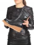 04-DMD-M7063 BLACK Ботинки зимние женские (натуральная кожа, натуральный мех) размер 39
