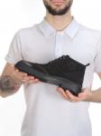 2011 BLACK Ботинки зимние мужские (натуральная замша, натуральный мех) размер 40