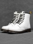 04-MB6021-2 WHITE Ботинки зимние женские (натуральная кожа, натуральный мех) размер 38
