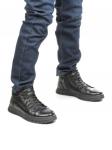 M990-2 BLACK Ботинки зимние мужские (искусственная кожа, искусственный мех) размер 42