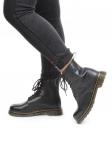 01-B6019-1 BLACK Ботинки демисезонные женские (натуральная кожа) размер 37
