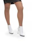 01-JA363-799FY WHITE Ботинки демисезонные женские (натуральная кожа, байка) размер 36