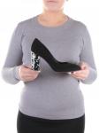 06-F-01 BLACK Туфли женские (натуральная замша) размер 35