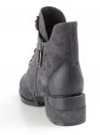04-R181-2 GREY Ботинки зимние женские (натуральная замша, натуральный мех) размер 39