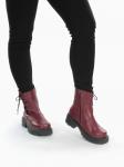 04-939-BORDO VINOUS Ботинки зимние женские (натуральная кожа, натуральный мех) размер 37