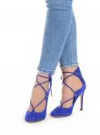 06-V-238 BLUE Туфли женские (натуральная замша) размер 36