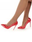 06-V-620 RED Туфли женские (натуральная кожа) размер 36