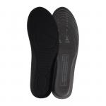 Стельки для обуви, универсальные, спортивные, двухслойные, 36-44 р-р, пара, цвет чёрный