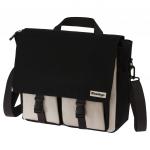 Рюкзак-сумка Berlingo Square black 33*29*12см, 1 отделение, 4 кармана, уплотненная спинка, RU09133